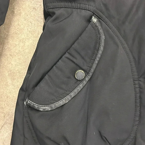 Atelier noir removable fur hood down coat - Picture 2 of 10